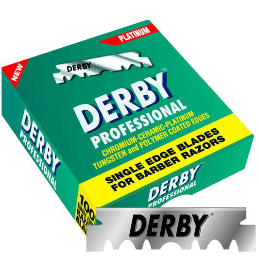 Derby Prof Single Edge Razor Blades 100ct