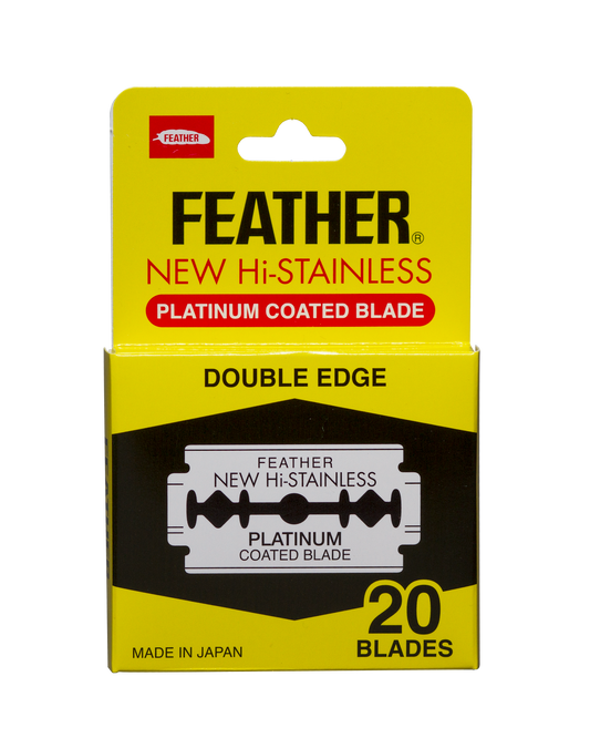 Feather Hi-Stainless Double Edge Blades - Premium Razor Blades