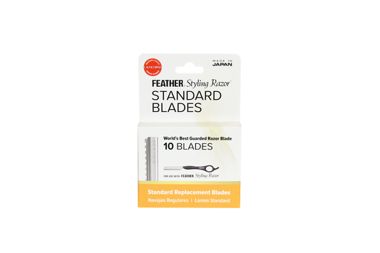 Feather Standard Blades 10pk - Sharp and Durable Razor Blades