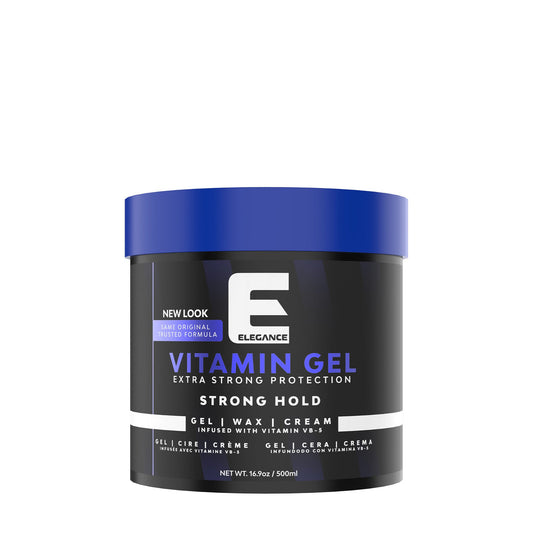 Elegance Vitamin Gel (500ML) - Enriched Hair Styling Gel