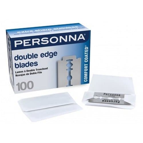 Personna Double Edge Stainless Steel Blades (100 Blades)